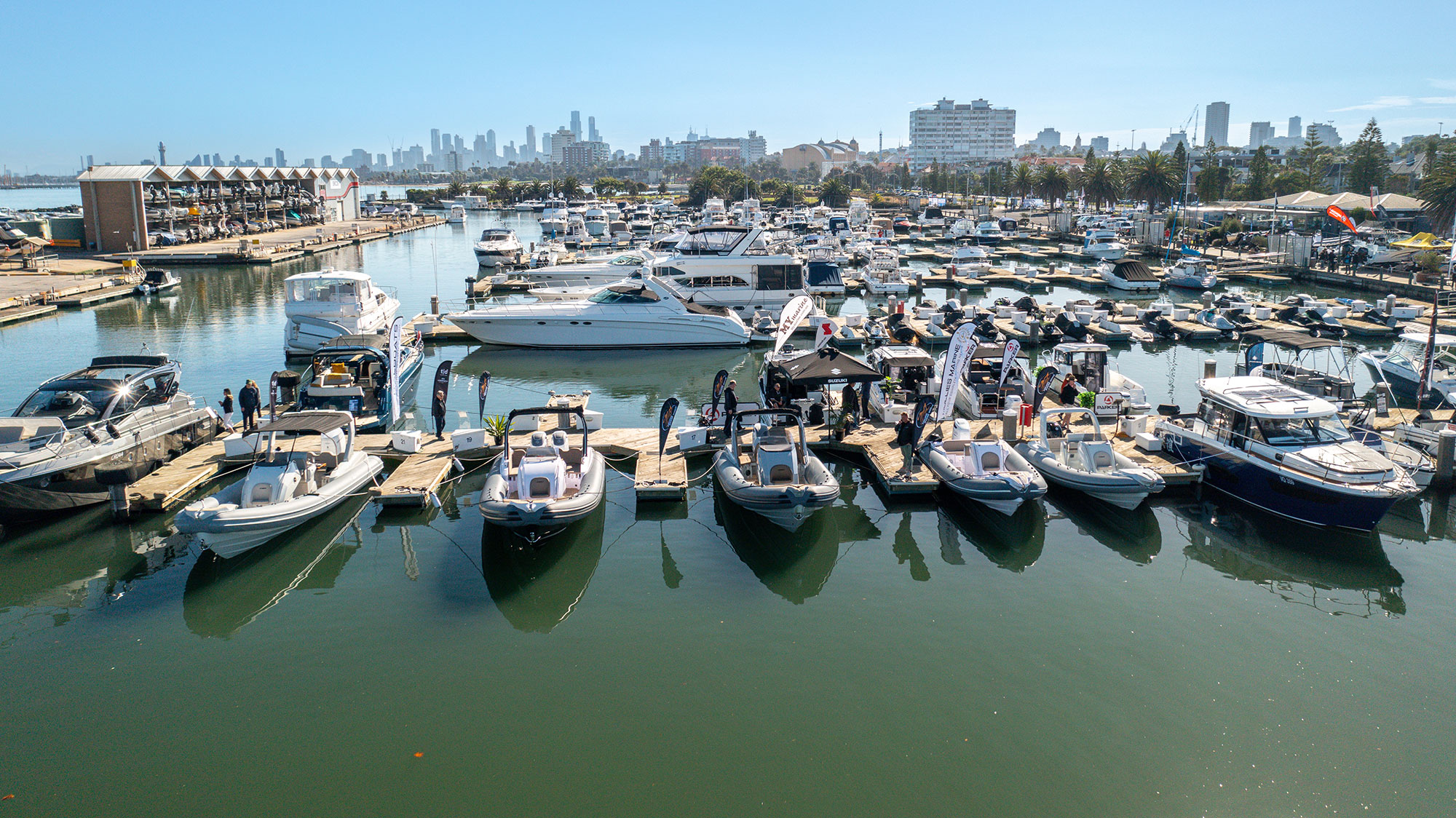 Quick Video of our display boats at St Kilda 2023